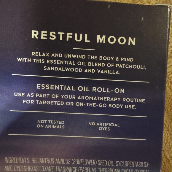 Bath & Body Works Aromatherapy Restful Moon body oil roll on - Picture 4 of 5